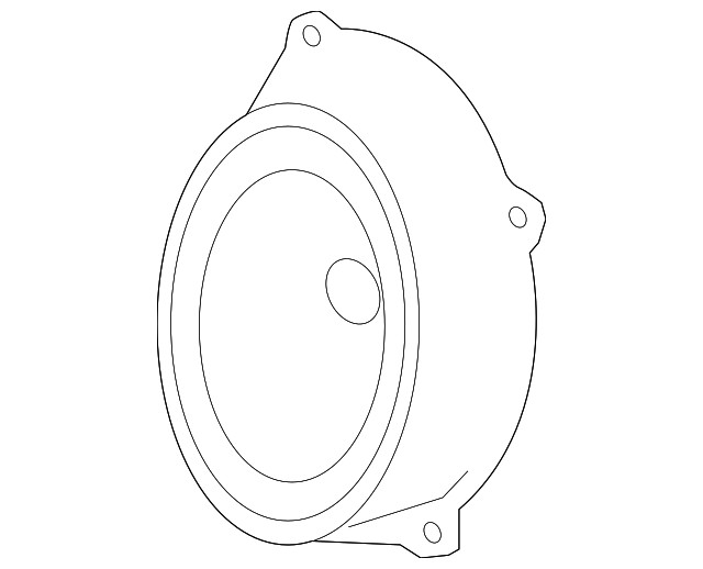 Genuine Nissan Front Dr Speaker 28157-EZ00A