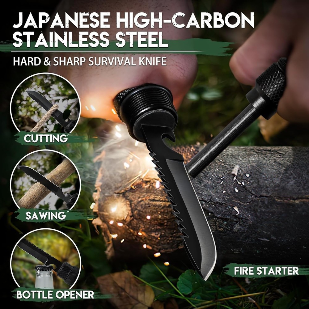 Tactical Axe 2 Pack, Sharp Tomahawk with Sheath, Portable Tomahawk with Clip ...