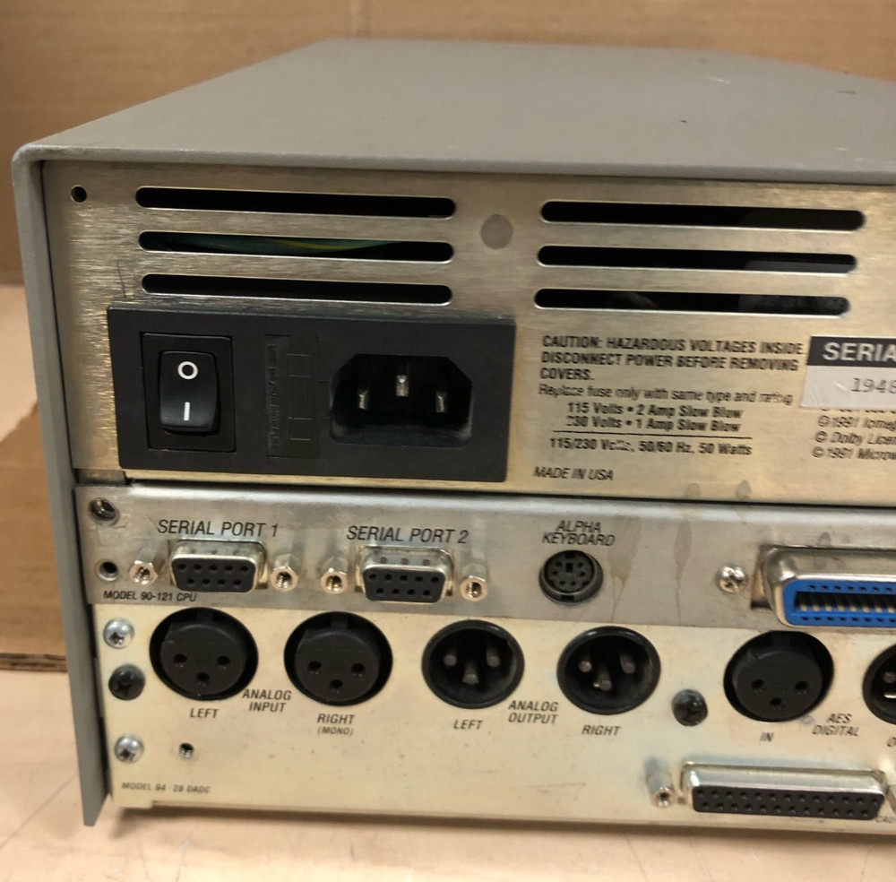 360 Systems Digicart II Hard Disk Random Access Digital Audio Recorder