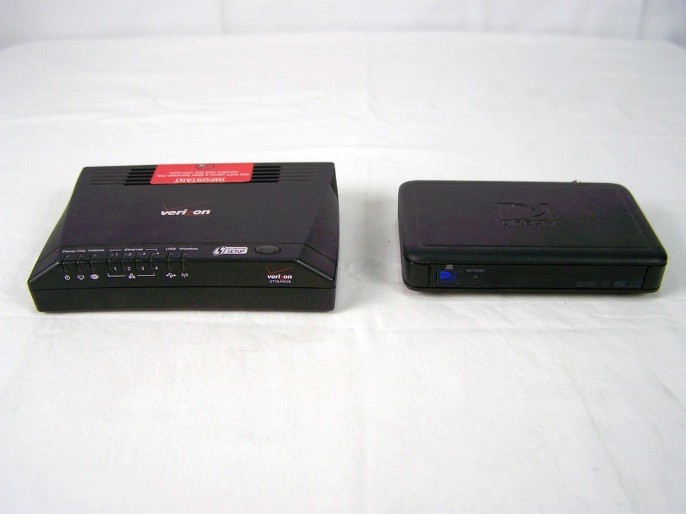 Verizon Modem Kit & DirecTV Cable Receiver Combo Set