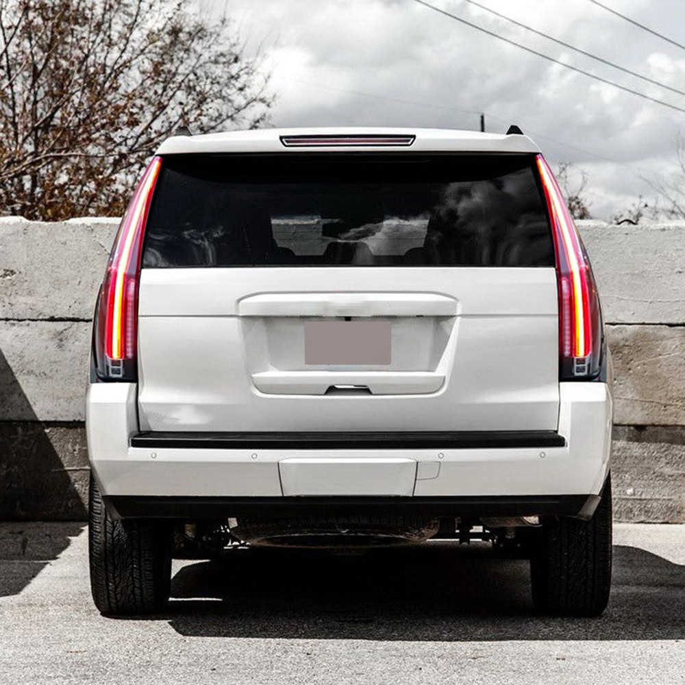Customized Escalade Style CLEAR LED Tail Lights Assembly For 15-20 GMC Yukon /XL