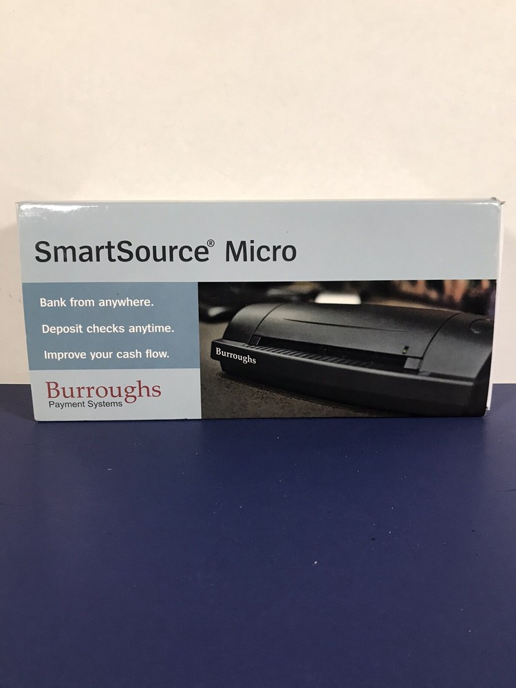 Burroughs SmartSource Micro Series Check Scanner Payment System “Excellent”