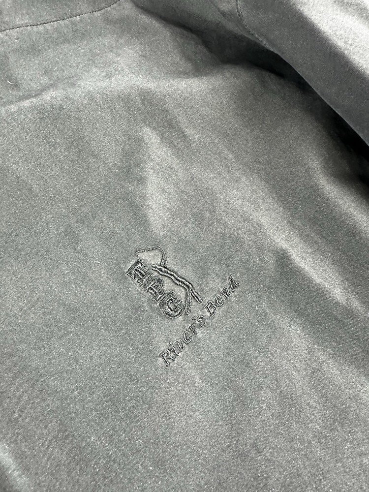 Tommy Bahama TPC River Bend Golf Jacket Mens Large 1/4 Zip Gray Relax Pullover