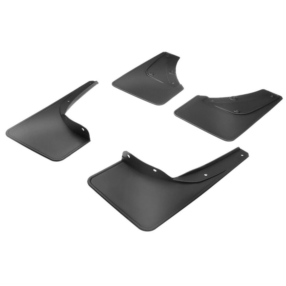 Splash Guard 4pcs Black for Mud Flaps Mudguard Front Left Rear Right
