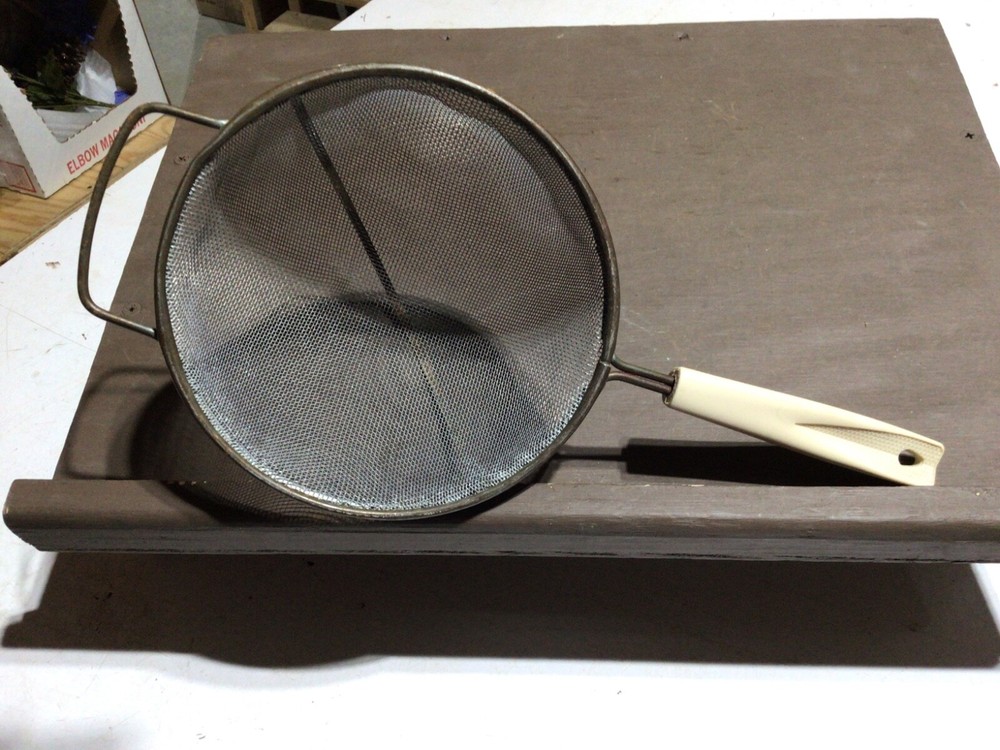 Vintage 6" Hand Mesh Sifter Strainer Colander