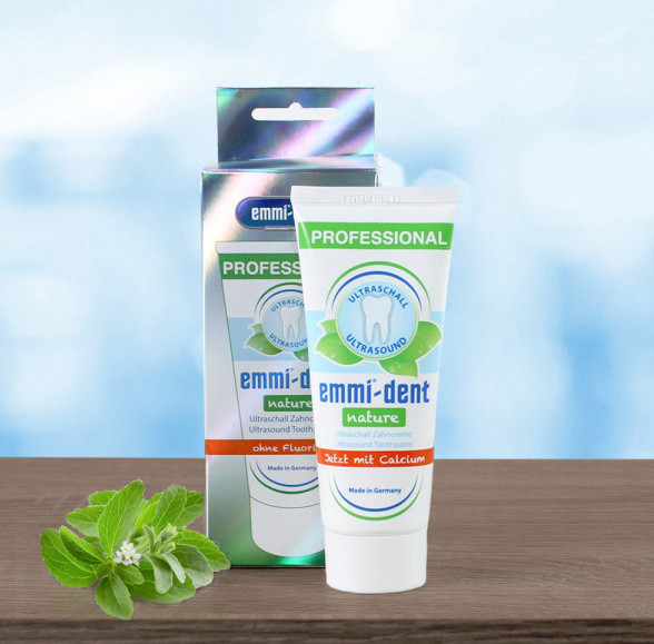 Emmi-dent Ultrasound Toothpaste Nature Calcium for most sensitive teeth & gums