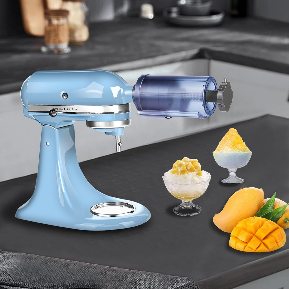 KitchenAid Shaved Ice Attachment - Snow Cone Maker with 8 Ice Molds