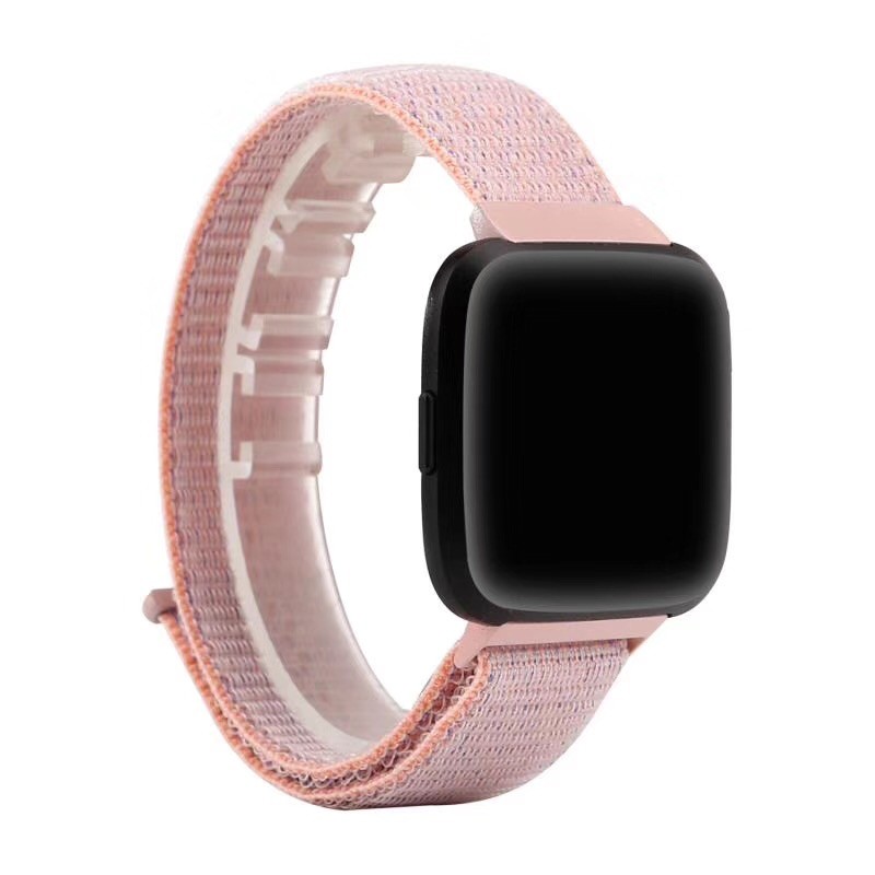 Sport Loop Soft Nylon Weave Band Strap Adjustable Wristband For Fitbit Versa
