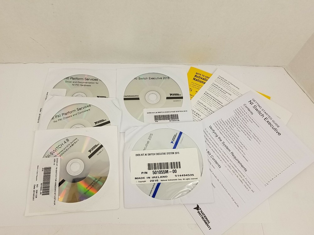 National Instruments NI Switch Executive 2015 DVD Set PXI Platform, SCXI Switch