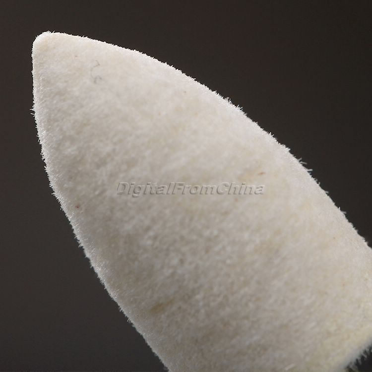 Polishing Buffing Wool Felt Pad Grinding Head Set For Power Rotary Tool 25Pcs