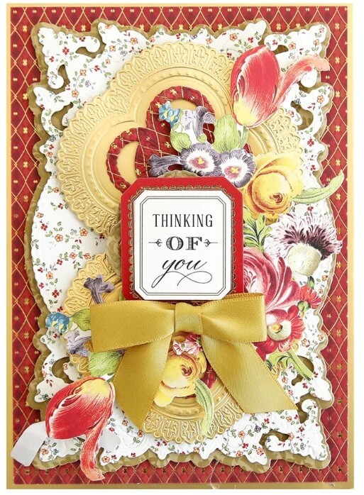 Anna Griffin Rococo Frame 3D Dies, 4 pcs, NEW, 800188 Medallion