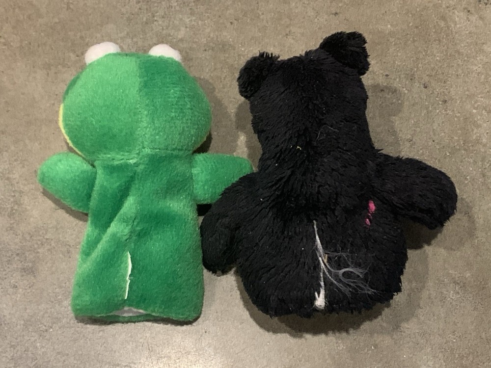 Bear And Frog Finger Puppets