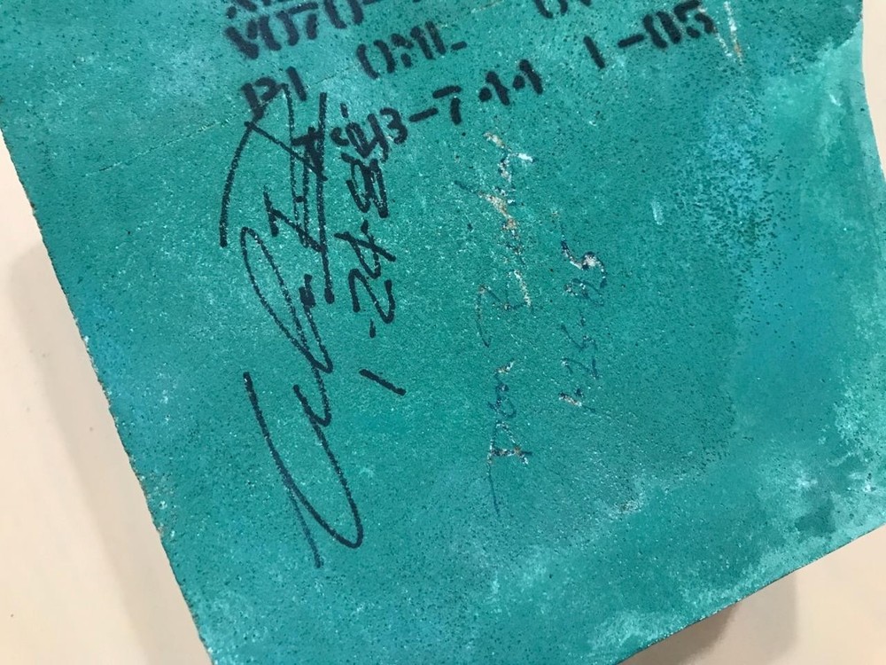 NASA Space Shuttle Fit Check Tile, Challenger OV 099 Unique Wings Lower