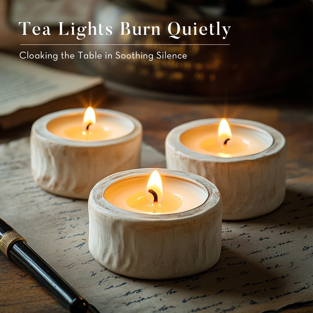 Tea Lights Candles 100 Pack 8 Hours, Tea-8H-100Pack