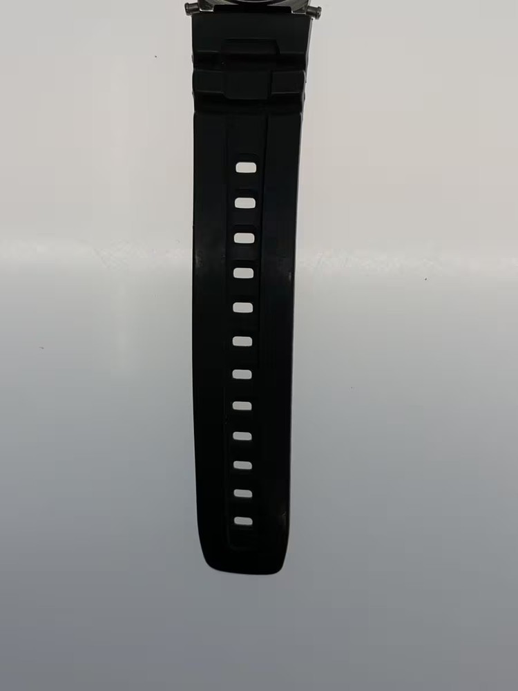 CASIO Quartz Wristwatch Digital Rubber BLK BLK SS G 2000