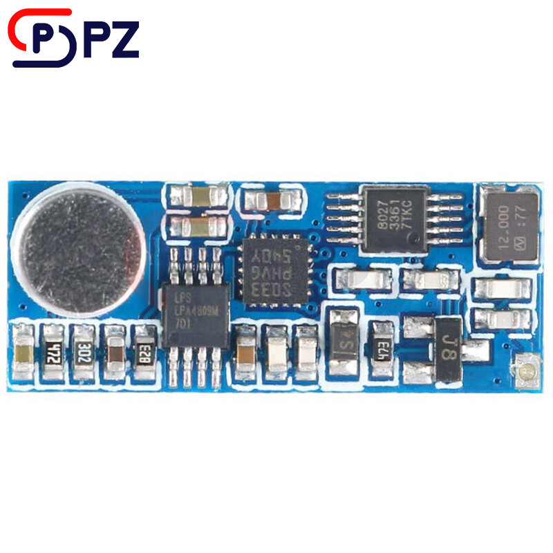 FM Wireless Microphone Transmitter Module 76-108MHz 100mW Adjustable Sensitivity