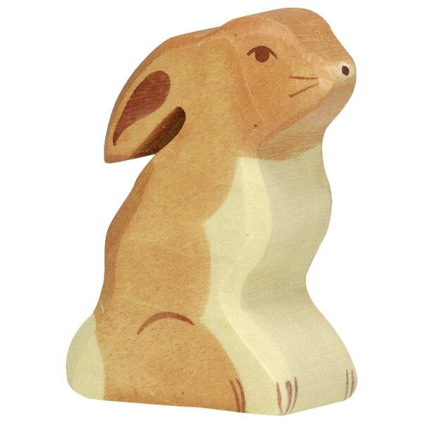 Holztiger Rabbit Sitting Down