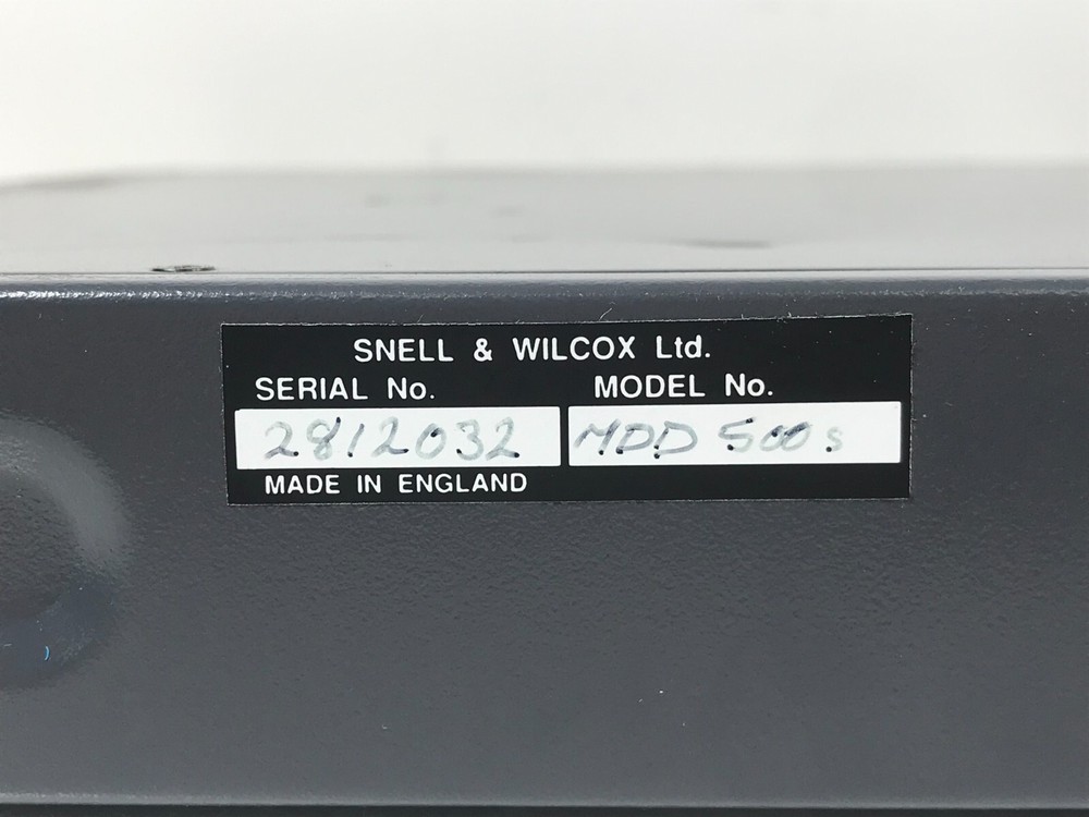 Snell & Wilcox MDD500S Multi Stand Digital Decorder