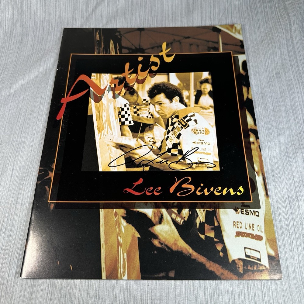 Artist Lee Bivens SIGNED Program 8x11  Autographed