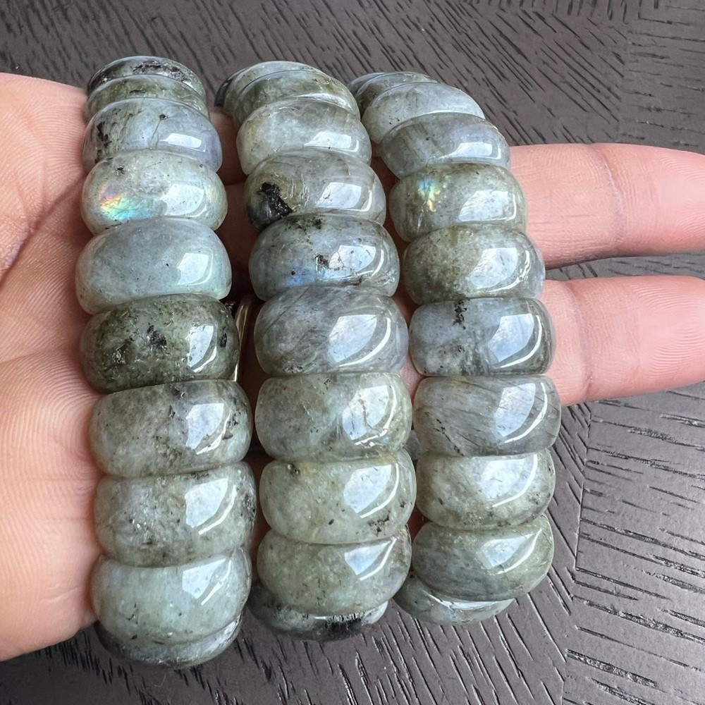 Labradorite soft bangle 6.75-7’ (one)