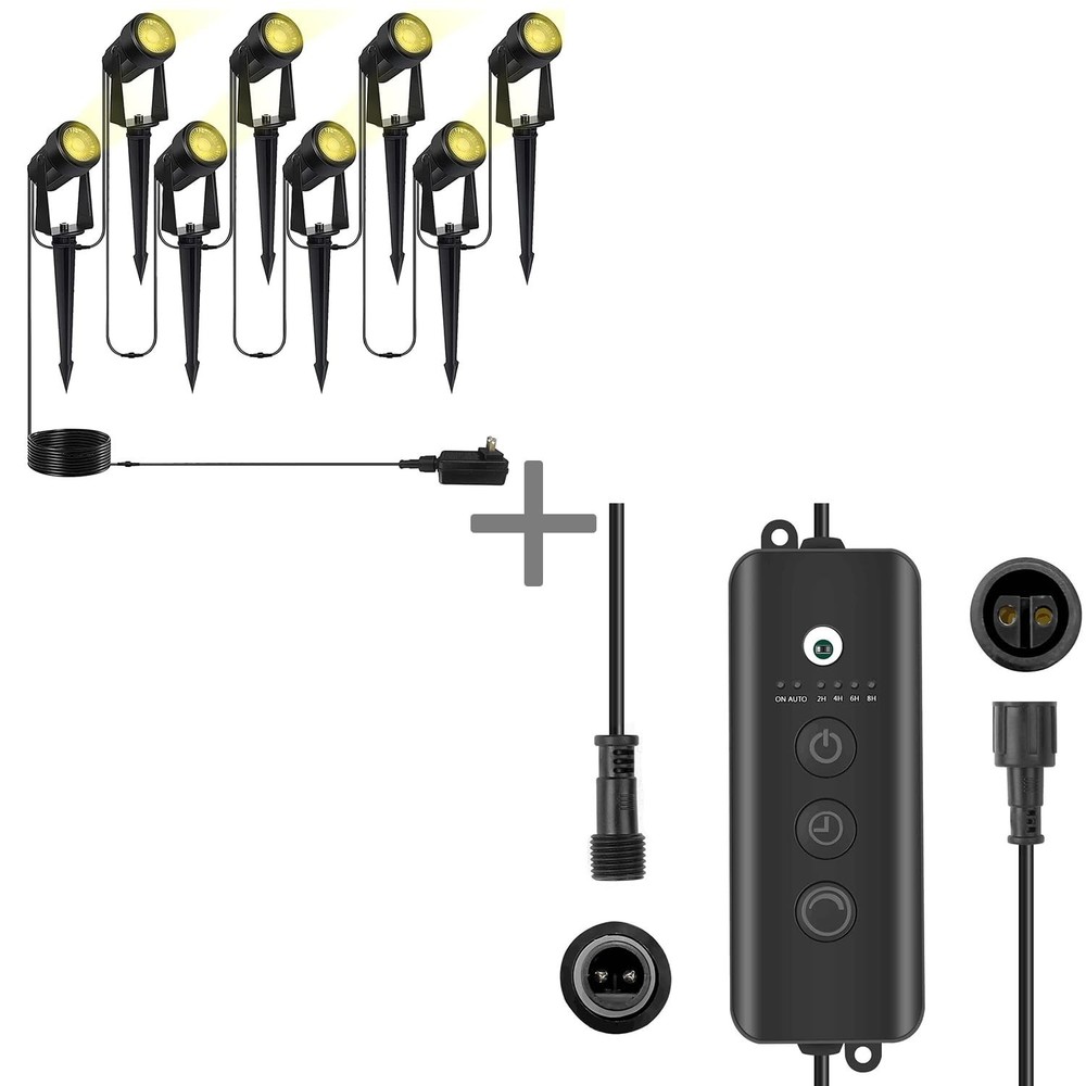 80-100W Dusk to Dawn Sensor for SUNTHIN Landscape Lighting, Timer and Dimming...