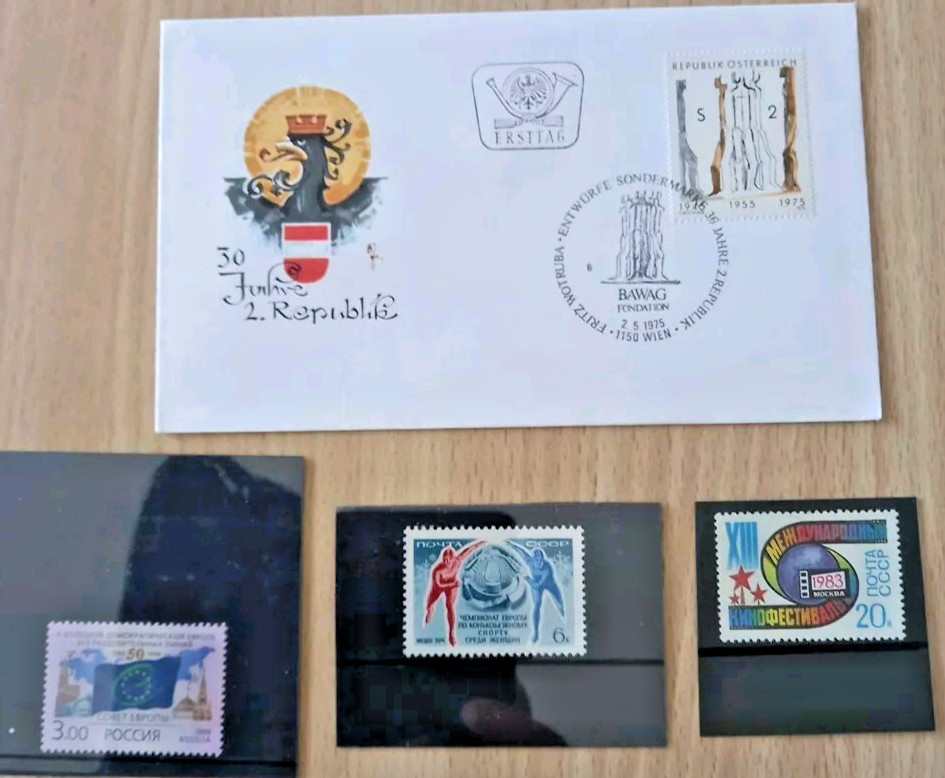 Austria & Russia ALL PICTURED Stamps