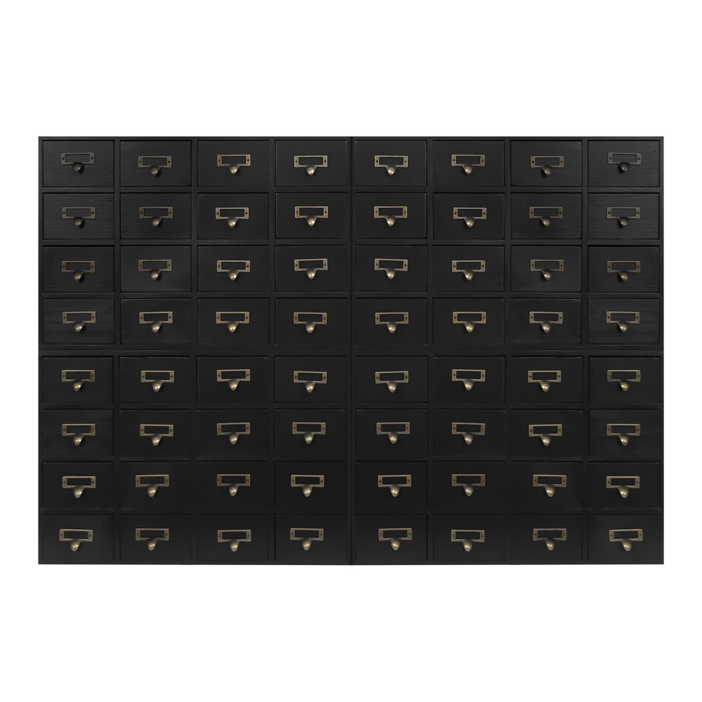 Vintage 4 PCS Drawer Cabinets - Elegant 64-Drawer Storage Solution