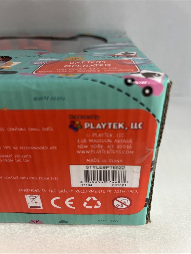 Steering Wheel Bubble Machine Driving Bubbles By Playtek With 4oz Bubbles