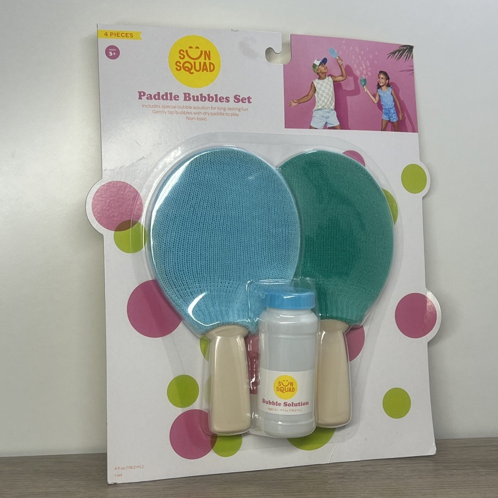 Sun Squad Paddle Bubbles Set