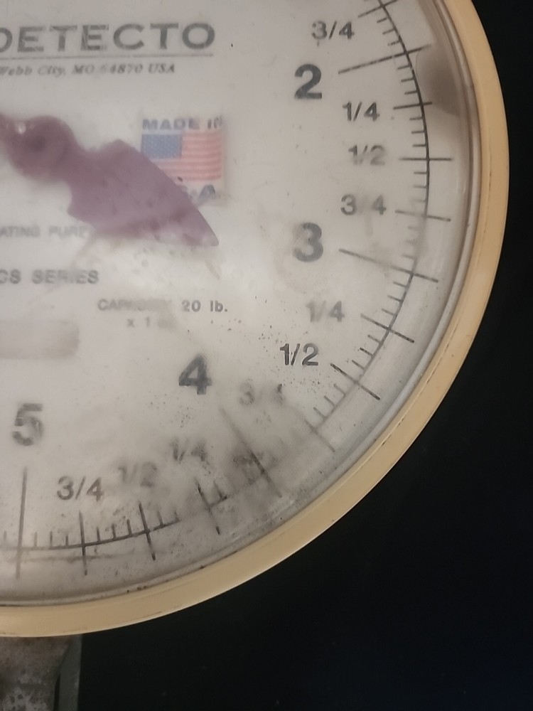 Cardinal Detecto MCS-Series 20lb x 1oz Dial Hanging Scale