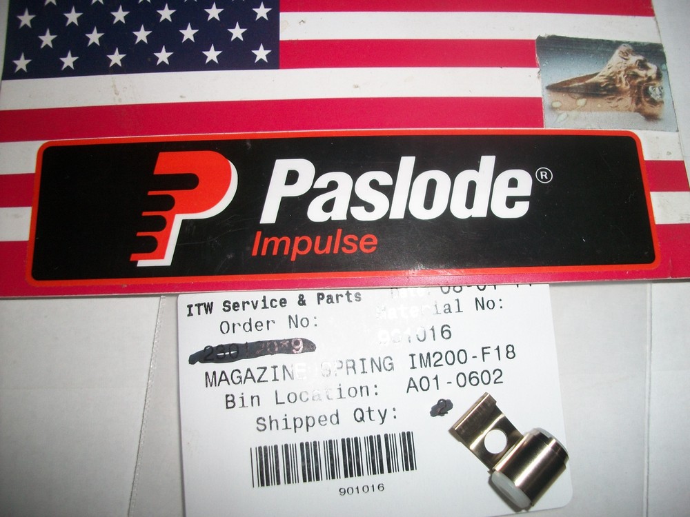 Paslode Part # 901016 SPRING NEGATOR/SPOOL (replaces 901017)