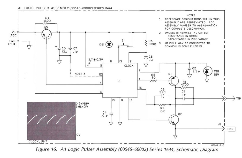 Hewlett Packard HP 546A logic pulser Gen. 2