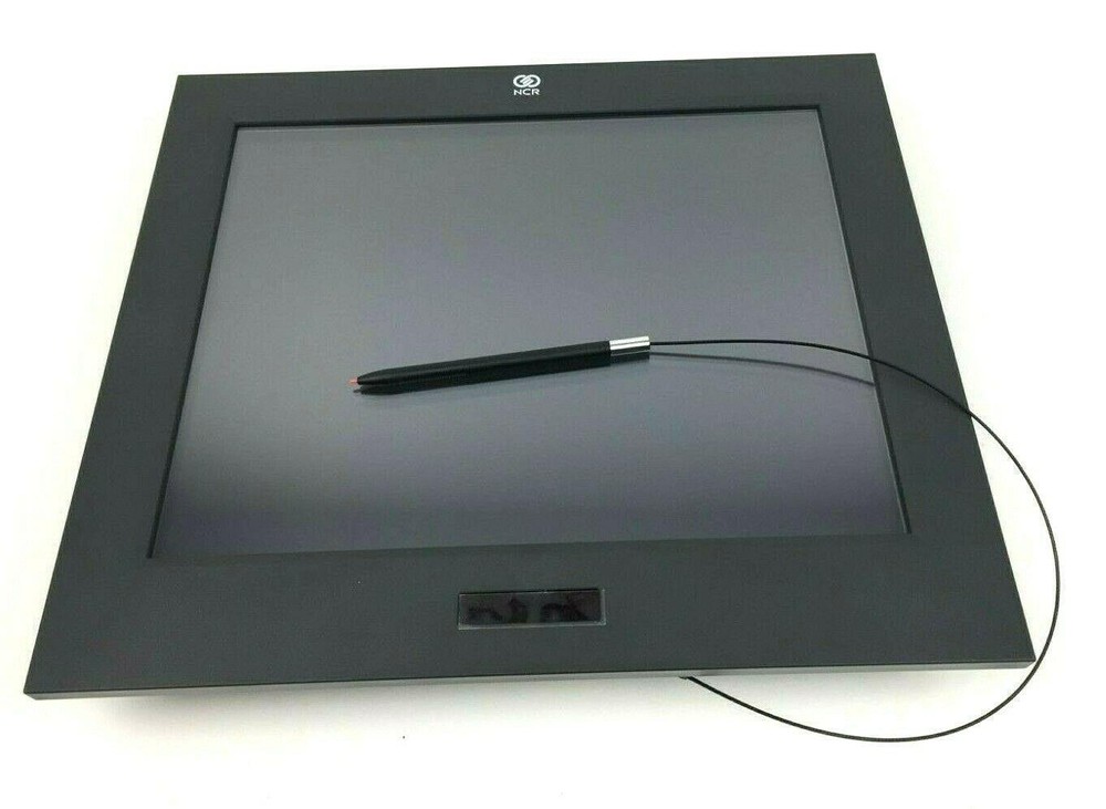 NCR POS Terminal 17" Touch Screen System with Biometric Reader 7404-1200-8801