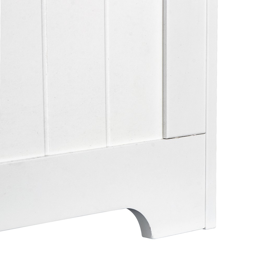 Box Entryway Storage Chest Bench with Safety Hinge Organizer MDF Store Books