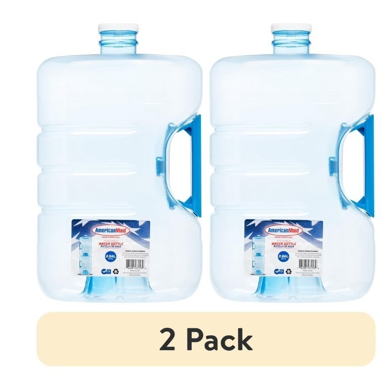 (2 pack) American Maid - Stackable & Refillable Water Gallon (3gal)