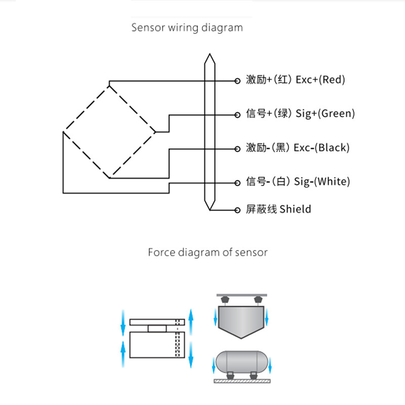 Flat Diaphragm Type Load Cell Impact Force Weighing Module Mini Capsule Sensor