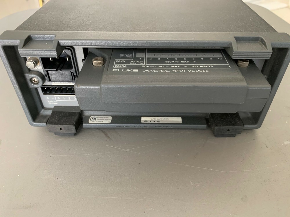FLUKE 2625A HYDRA DATA LOGGER & INPUT MODULE 2645A