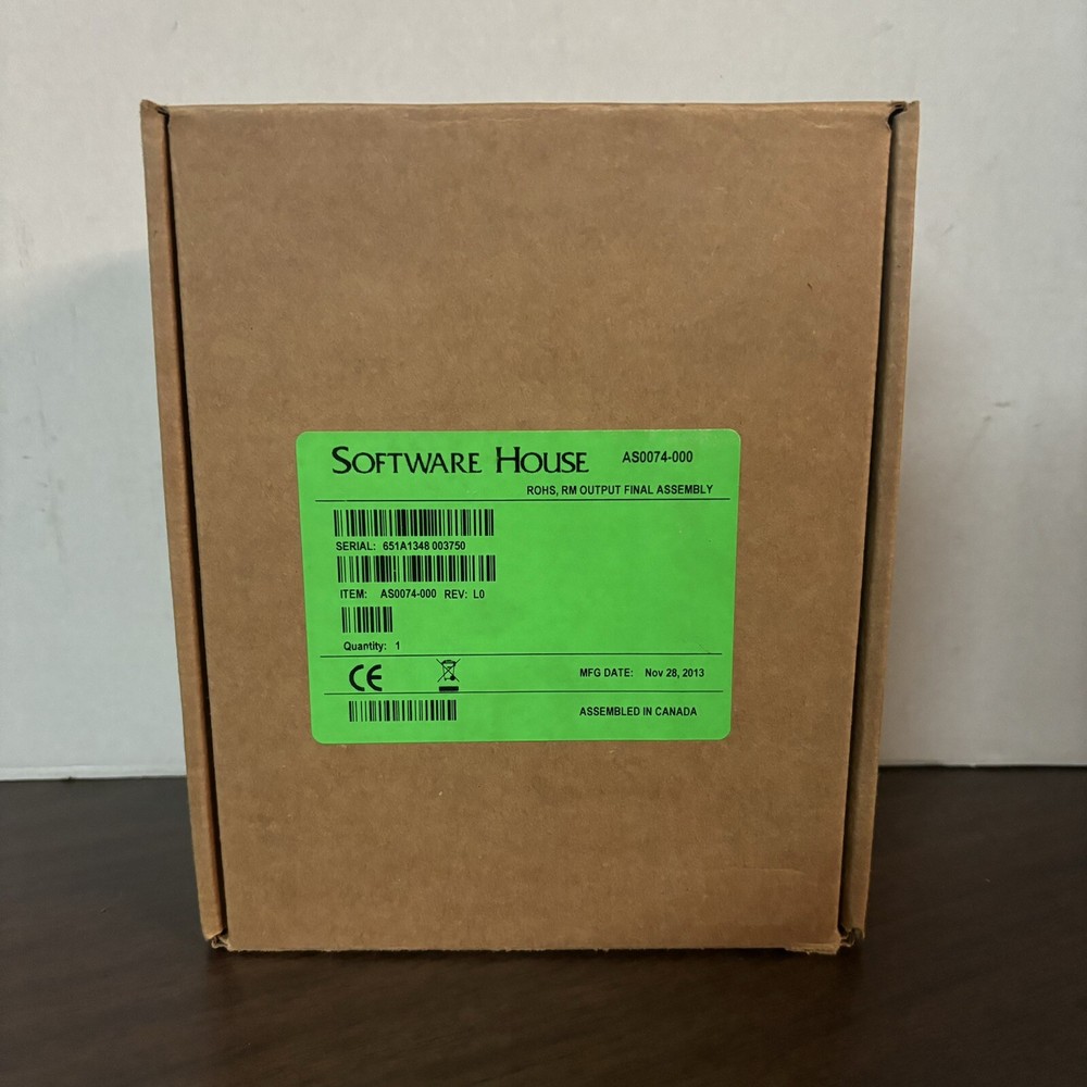 NEW Software House AS0074-000 RM 8 Output Relay Board Module