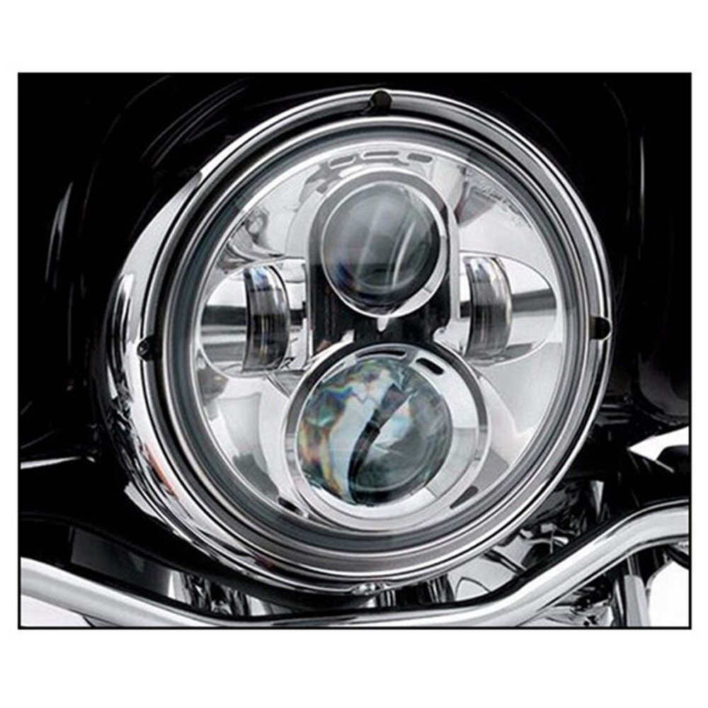 Chrome 7" Headlight Trim Ring For Harley Electra Glide Ultra Classic FLHTCU