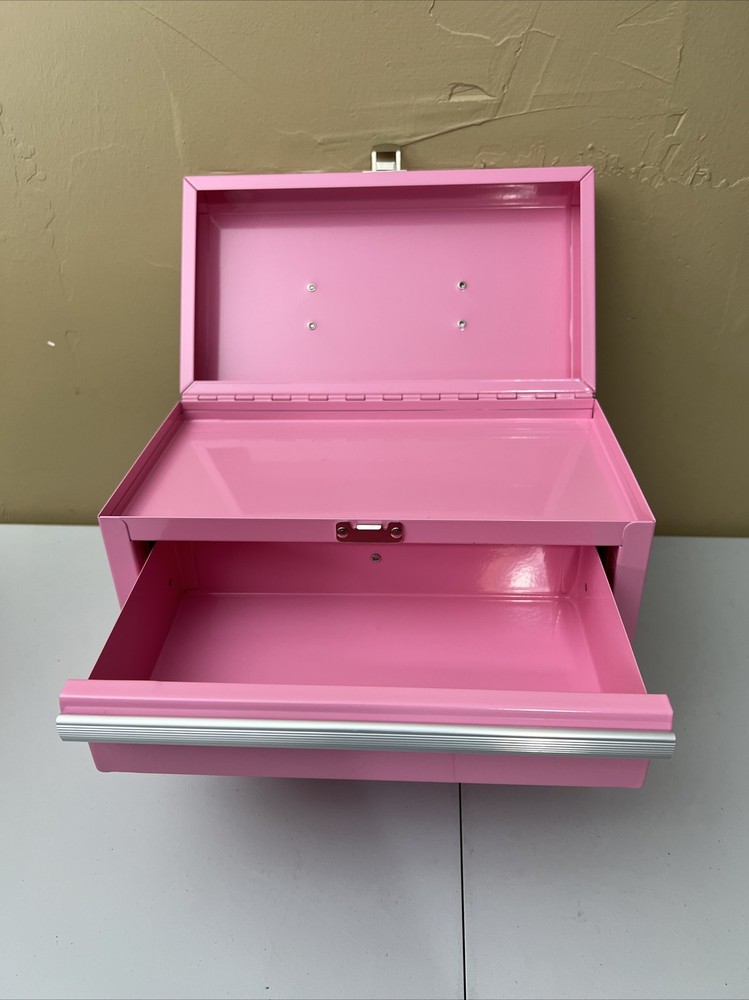 Steel Toolbox Set in Pink-6pc Complete Set-Members Mark