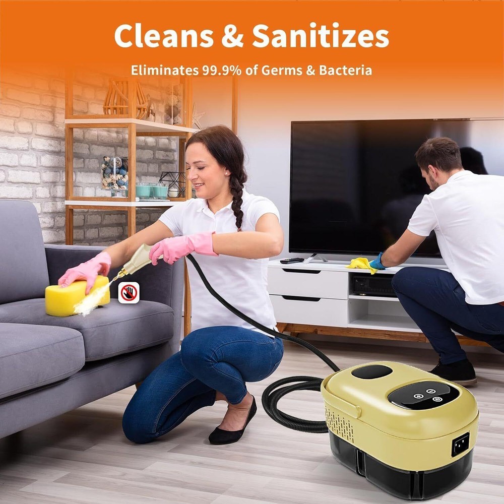 Handheld 2500W High Temp Pressurized Steam Cleaner Kitchen Home Cleaning Machine