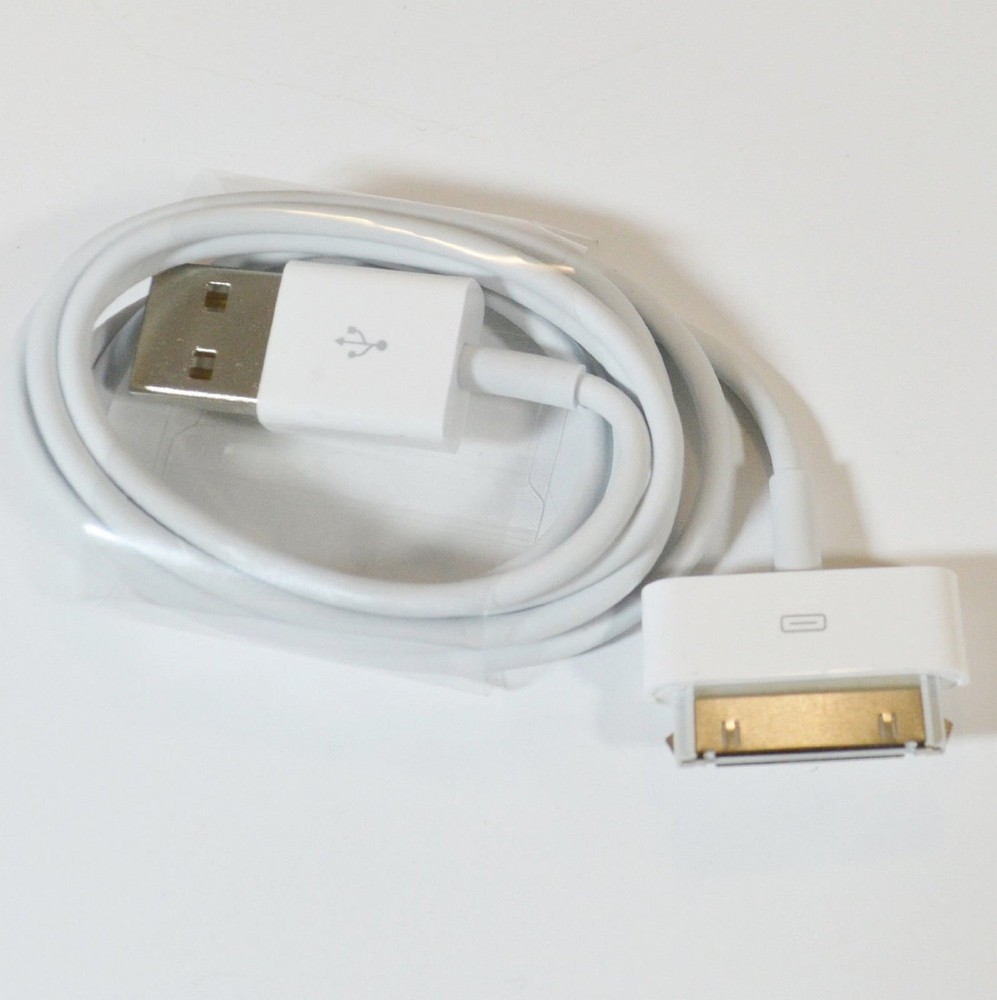 OEM Authentic Original 30Pin USB Data Sync Cable Charger Apple iPad 1 2 3 - New
