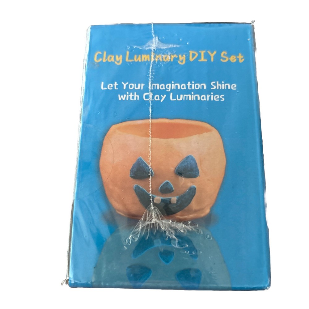 Clay Luminaries - Clay Lanterns Making Kit with Light-up Clay Lanterns