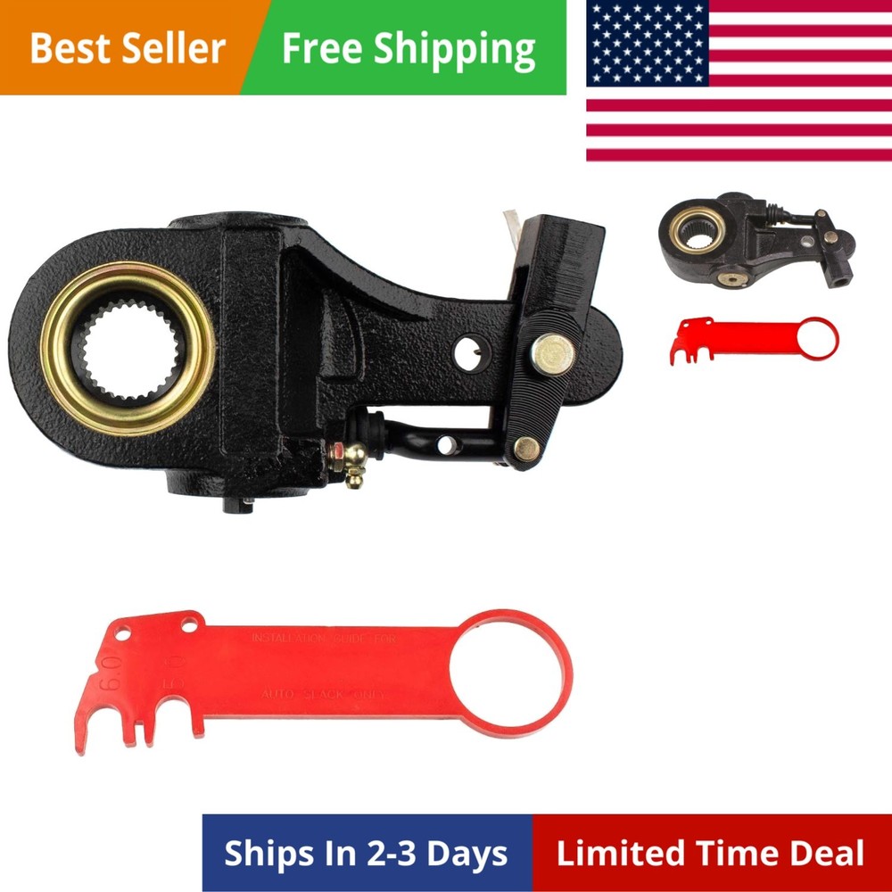 AUTOMATIC AUTO SLACK ADJUSTER - 1.5" 28 SPLINE - 5", 6" OFFSET - 5/8" CLEVIS