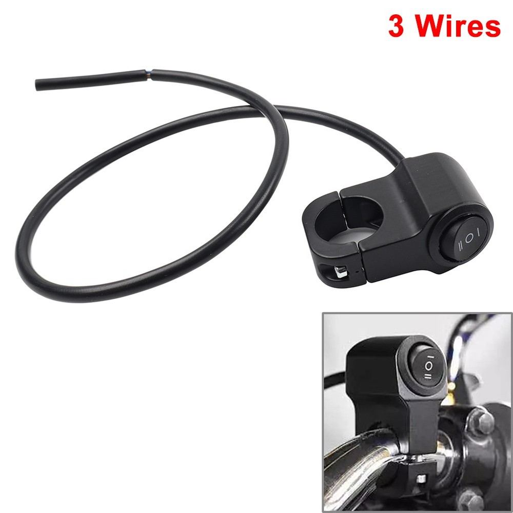 Handlebar 7/8” On Off Switch ATV Headlight Fog Light Waterproof