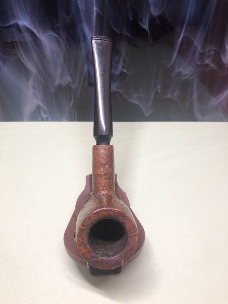Rustic Billiard Estate Tobacco Pipe Brown Rustic Finish
