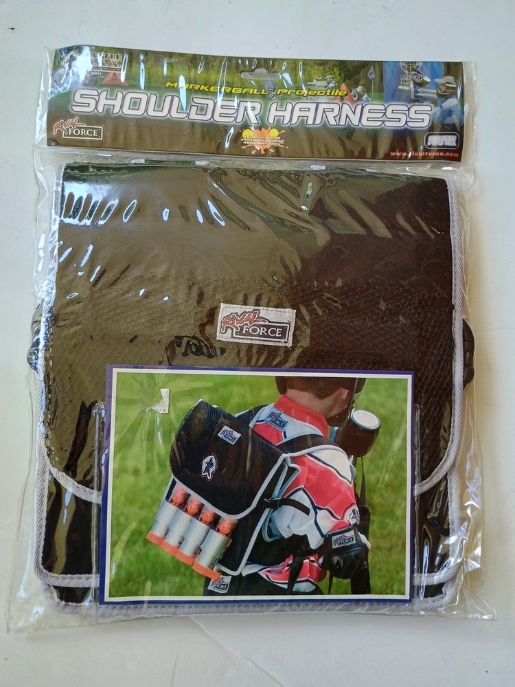 Battle Max Rival Force Marker Ball Projectile Backpack Shoulder Harness Franklin