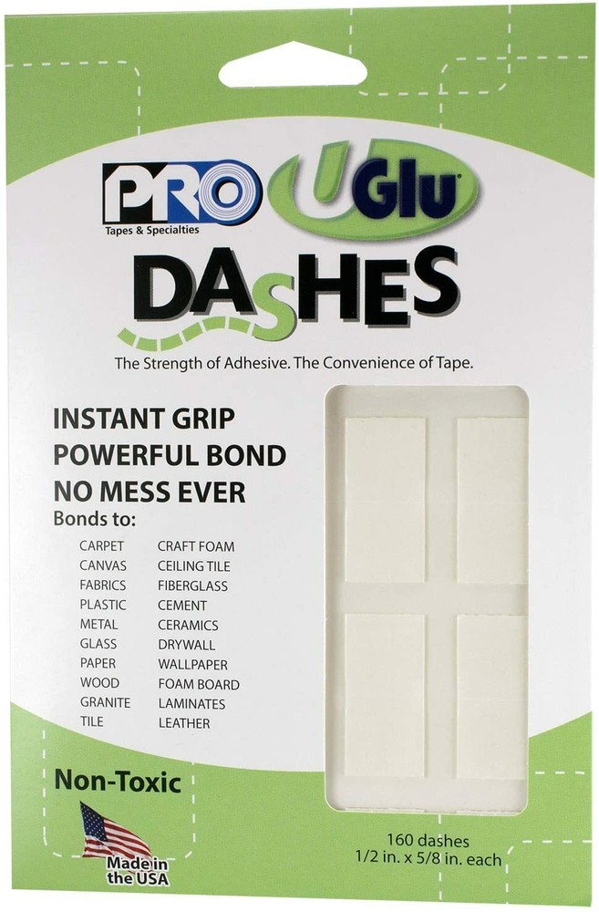 UGlu Dashes 160pc 1/2"x5/8"