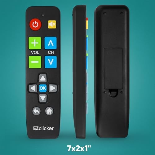 Panasonic Replacement TV Remote Compatible with Panasonic TV's ONLY (Black)