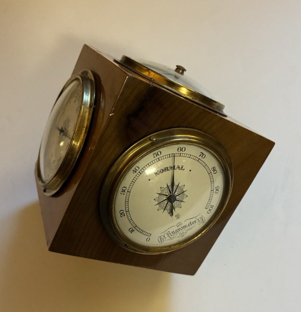 Vintage Tehermometer, Hygrometer and Barometer